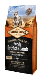 Carnilove Adult Small Breed fresh ostrich and lamb 1,5kg