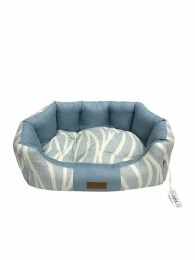 V.I.PETS Κρεβάτι “Comfy” Γαλάζια Κύματα 3D Aloe Vera No3 76x68cm